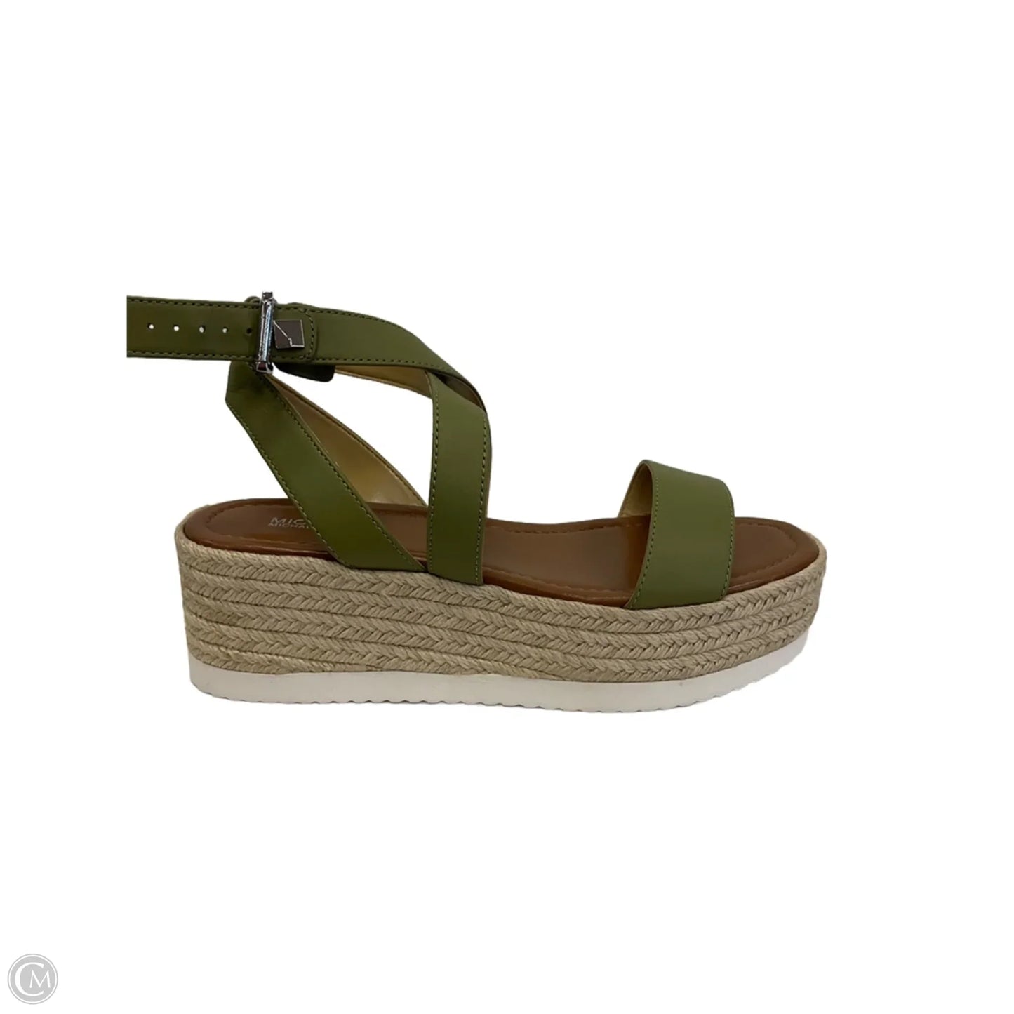 Sandals Heels Platform By Michael By Michael Kors In Green, Size: 9