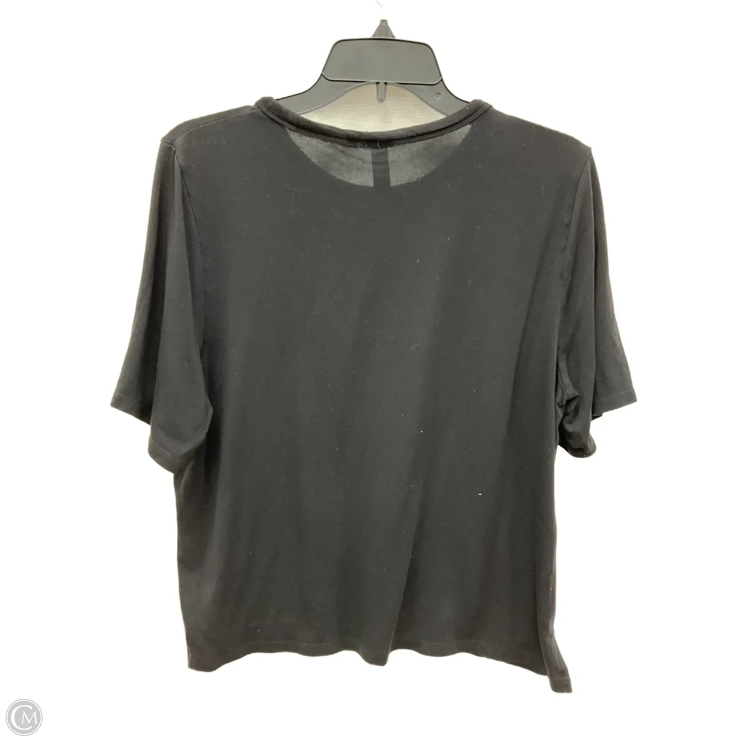 Athletic Top Short Sleeve By Athleta In Black, Size: S