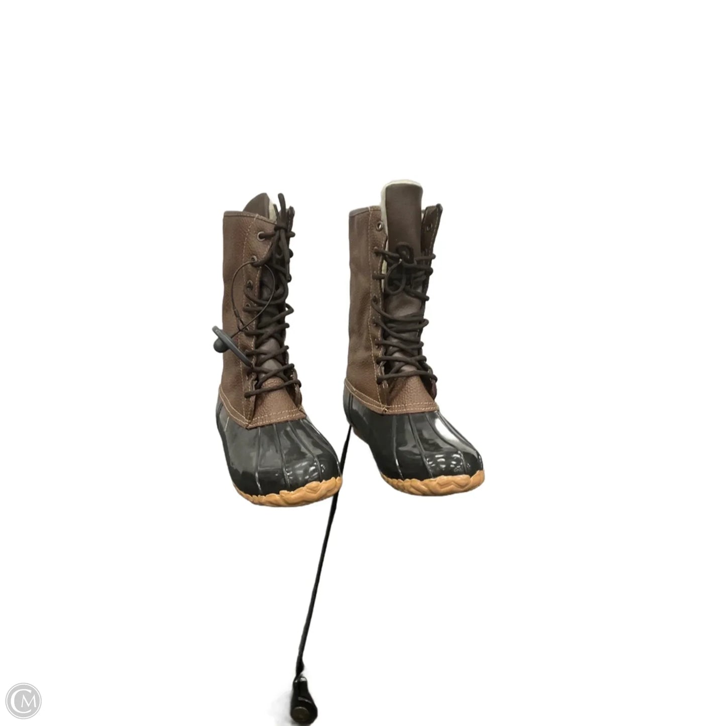 Boots Snow By Totes In Brown, Size: 8