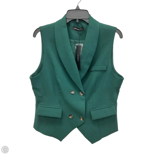 Vest Other By Allegra K In Green, Size: L