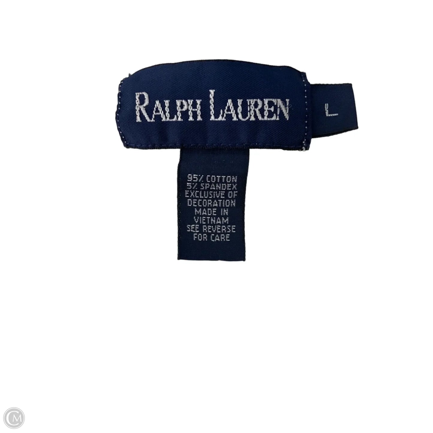 Top Short Sleeve Basic By Ralph Lauren In White, Size: L