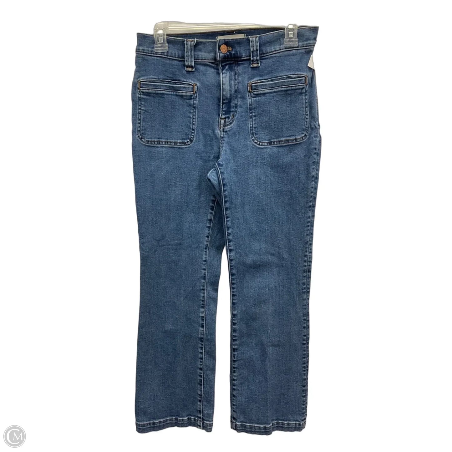 Jeans Straight By Madewell In Blue Denim, Size: 6