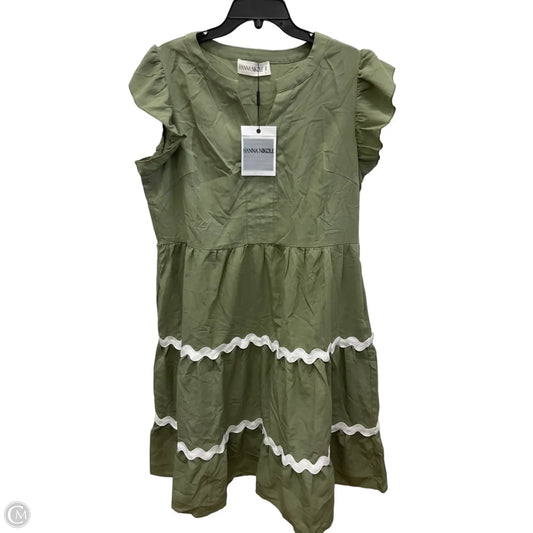 Dress Casual Maxi By Cmc In Green, Size: Xl