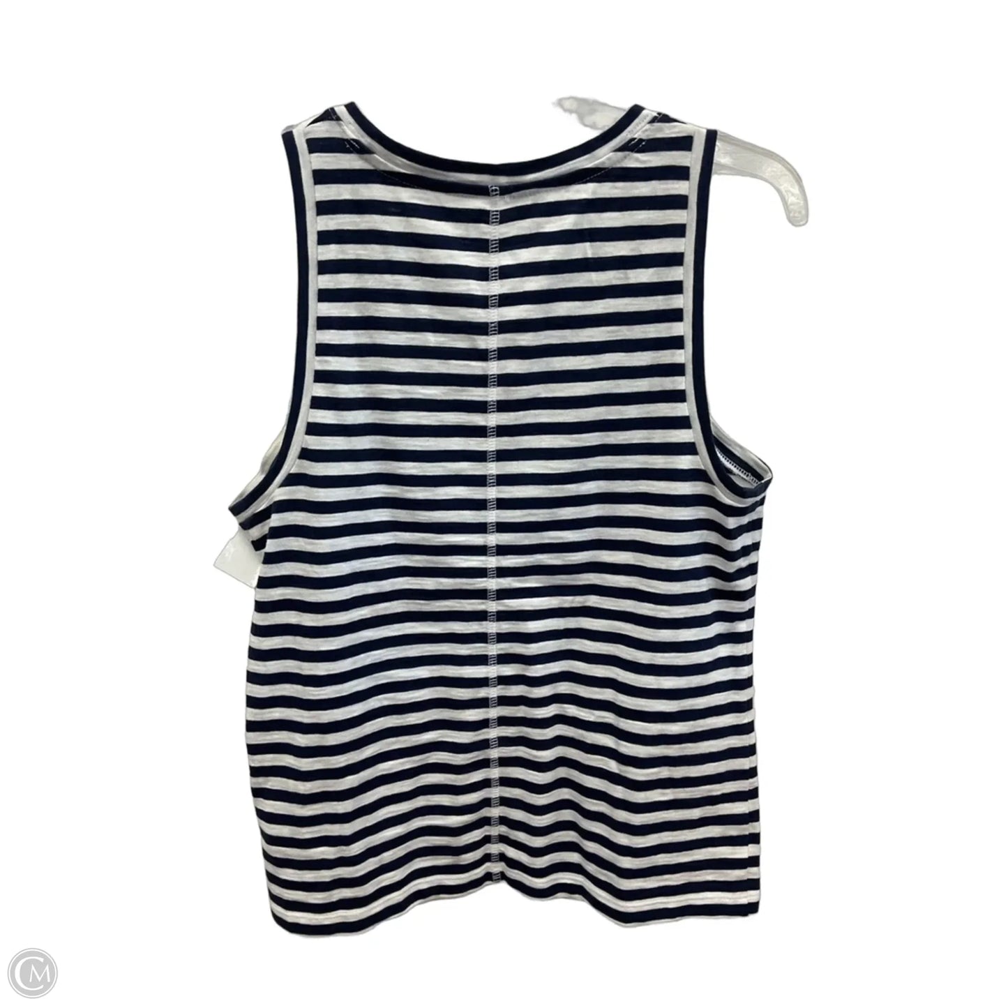 Top Sleeveless Basic By J. Crew In Striped Pattern, Size: S
