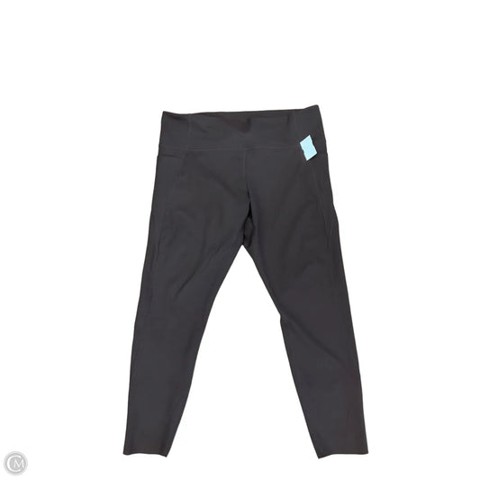 Athletic Leggings By Danskin In Brown, Size: Xxl