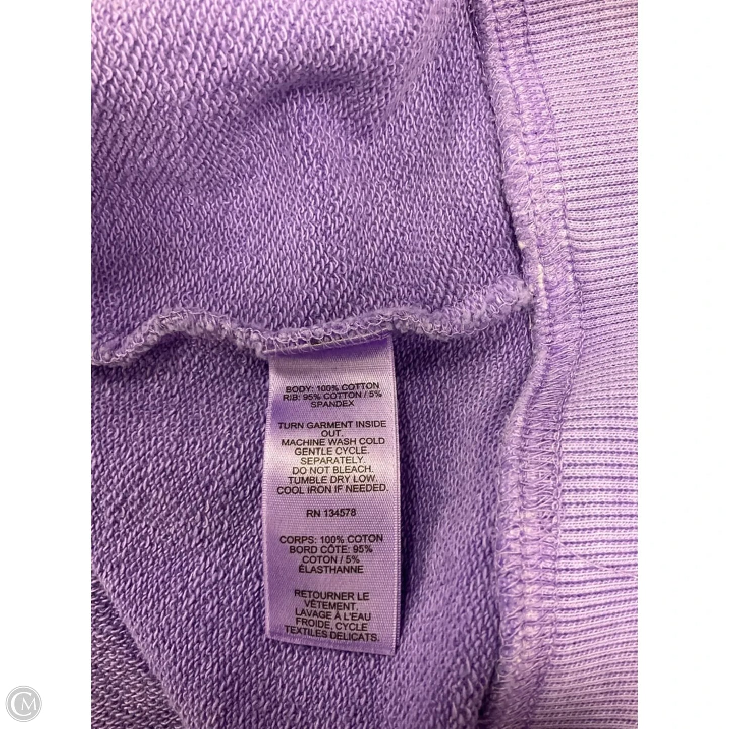 Sweatshirt Crewneck By Vineyard Vines In Purple, Size: L
