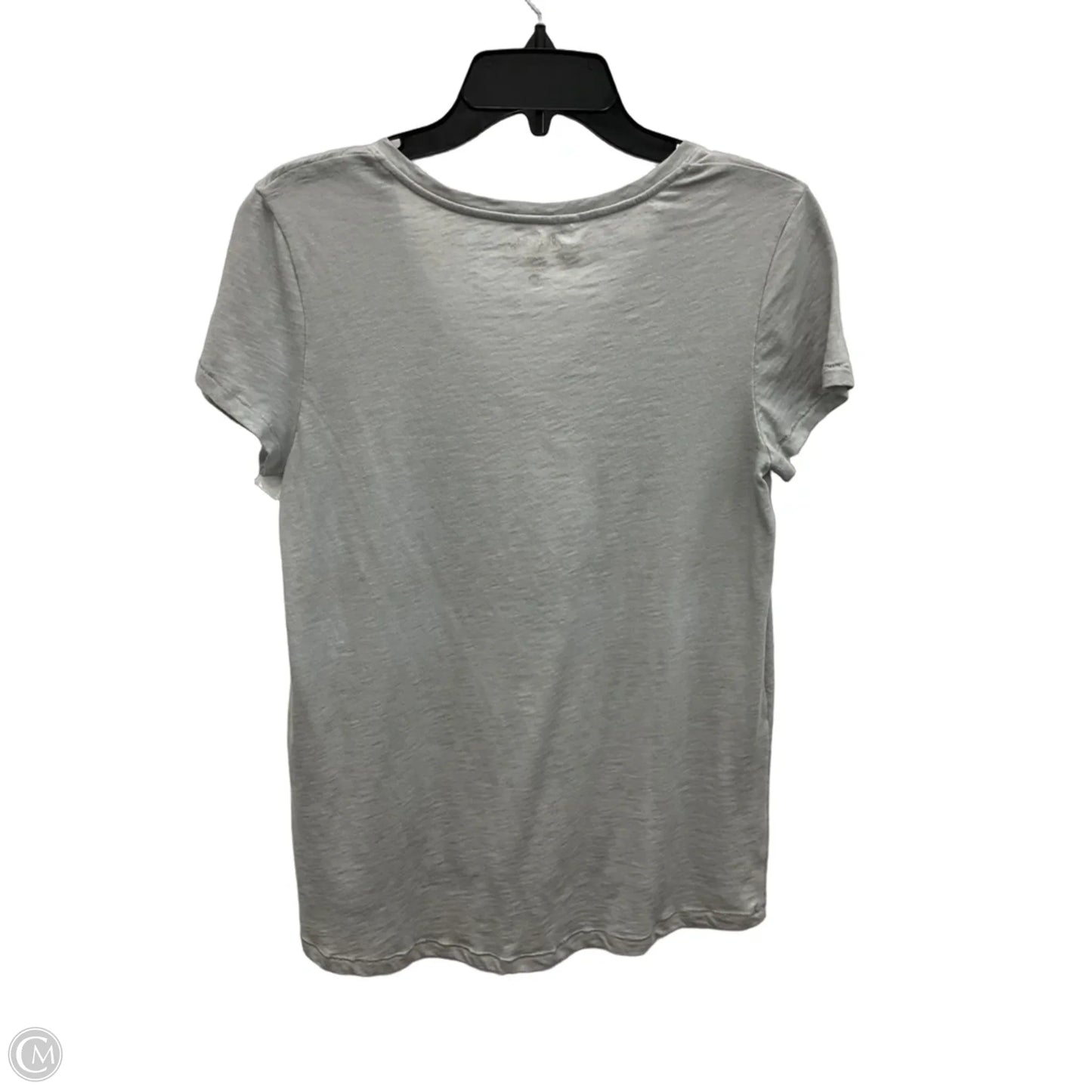 Top Short Sleeve Designer By Lilly Pulitzer In Grey, Size: M