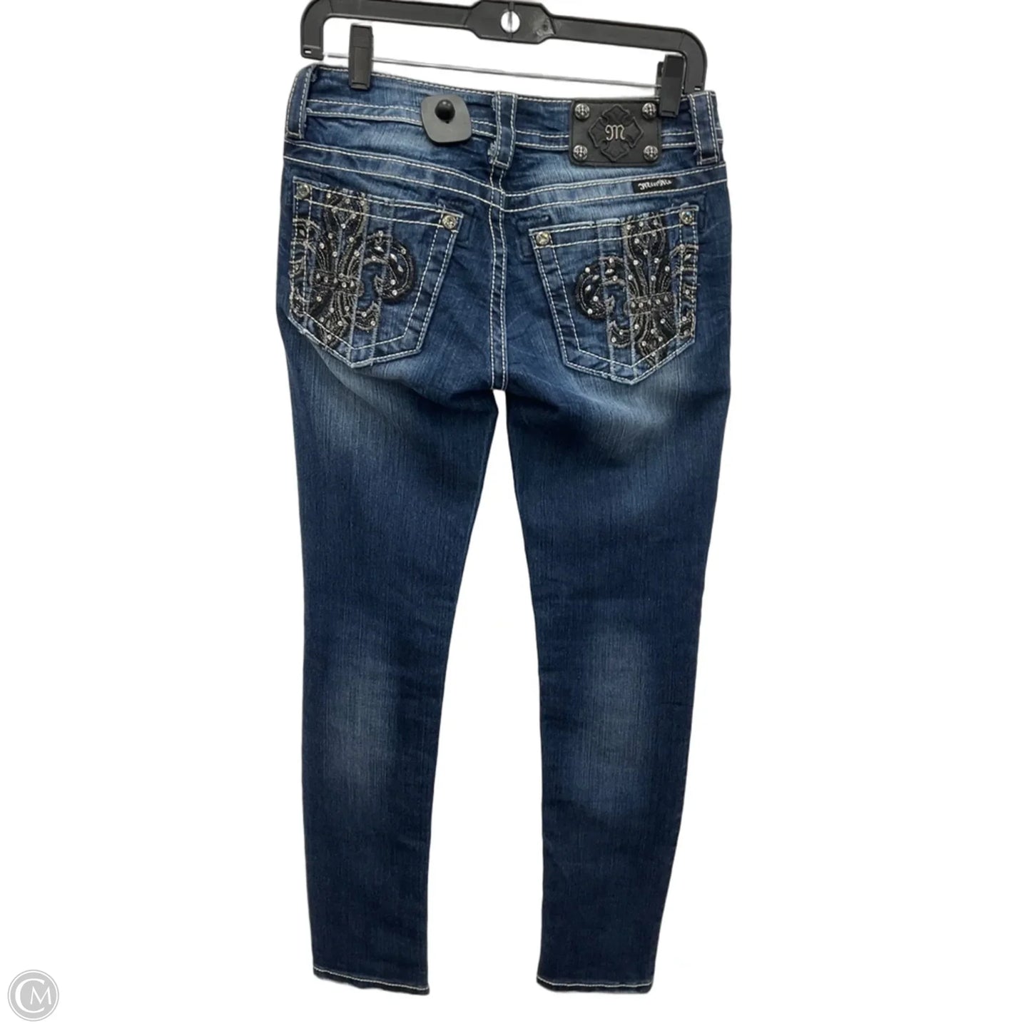 Jeans Skinny By Miss Me In Blue Denim, Size: 6