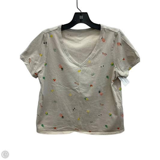 Top Sleeveless Basic By Old Navy In Tan, Size: M