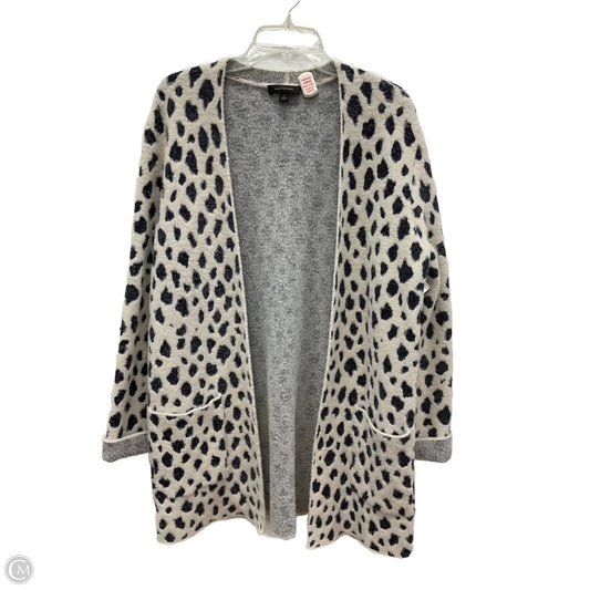 Cardigan By Ann Taylor In Animal Print, Size: Xl