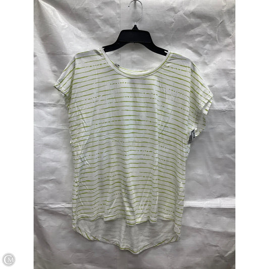 Top Short Sleeve By Chicos In Green, Size: L