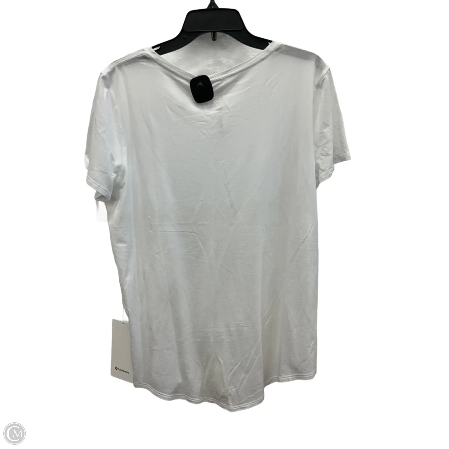 Top Short Sleeve By Lululemon In White, Size: Xl