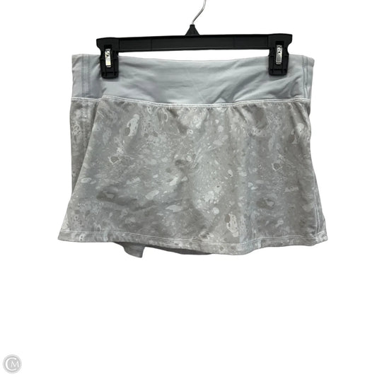 Athletic Skort By Lululemon In Grey, Size: M