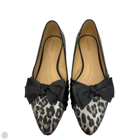 Shoes Flats By Talbots In Leopard Print, Size: 10