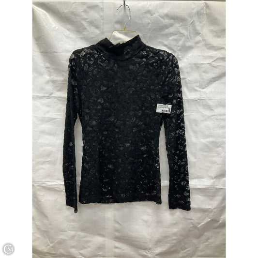 Top Long Sleeve By White House Black Market In Black, Size: S