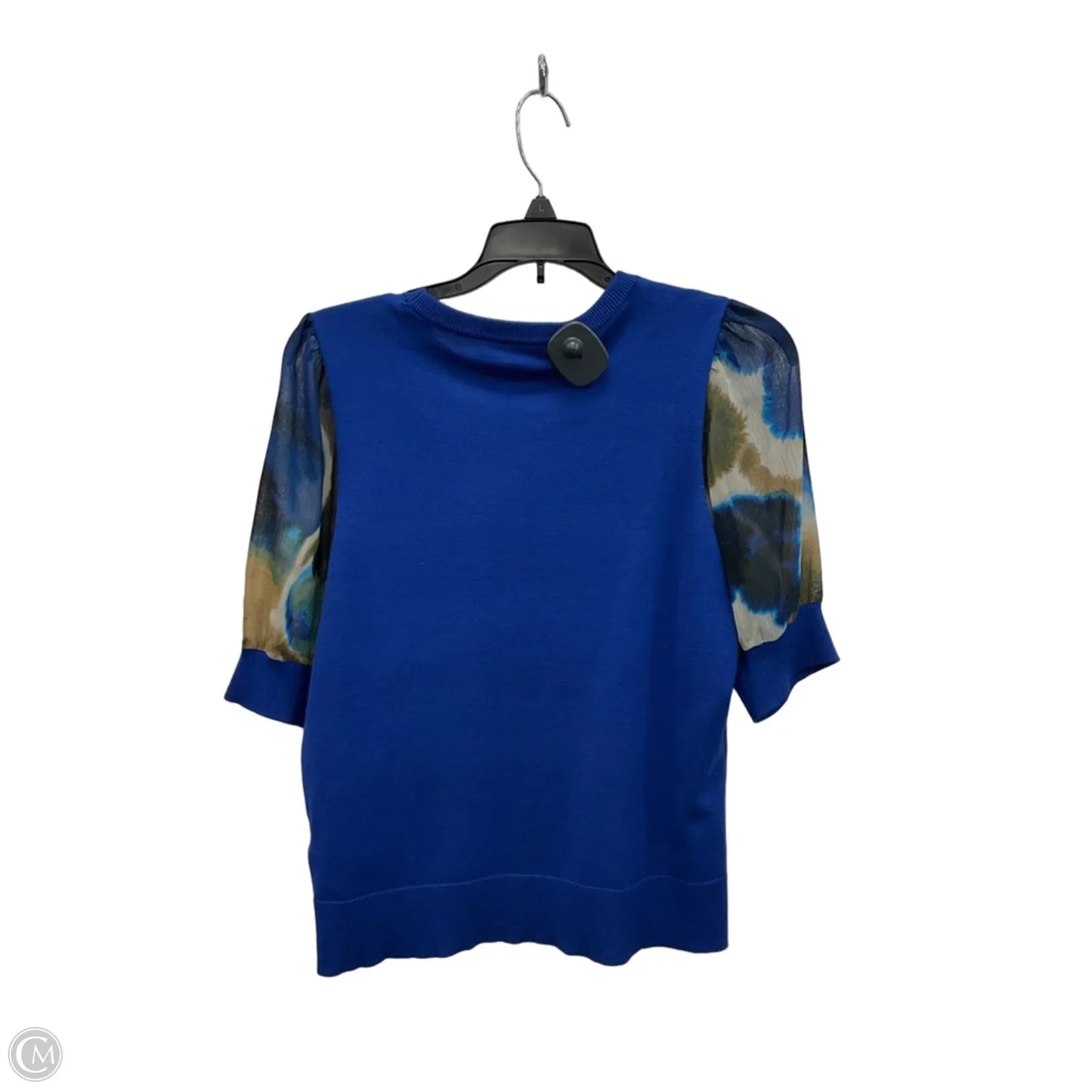 Top Short Sleeve By Dkny In Blue, Size: S