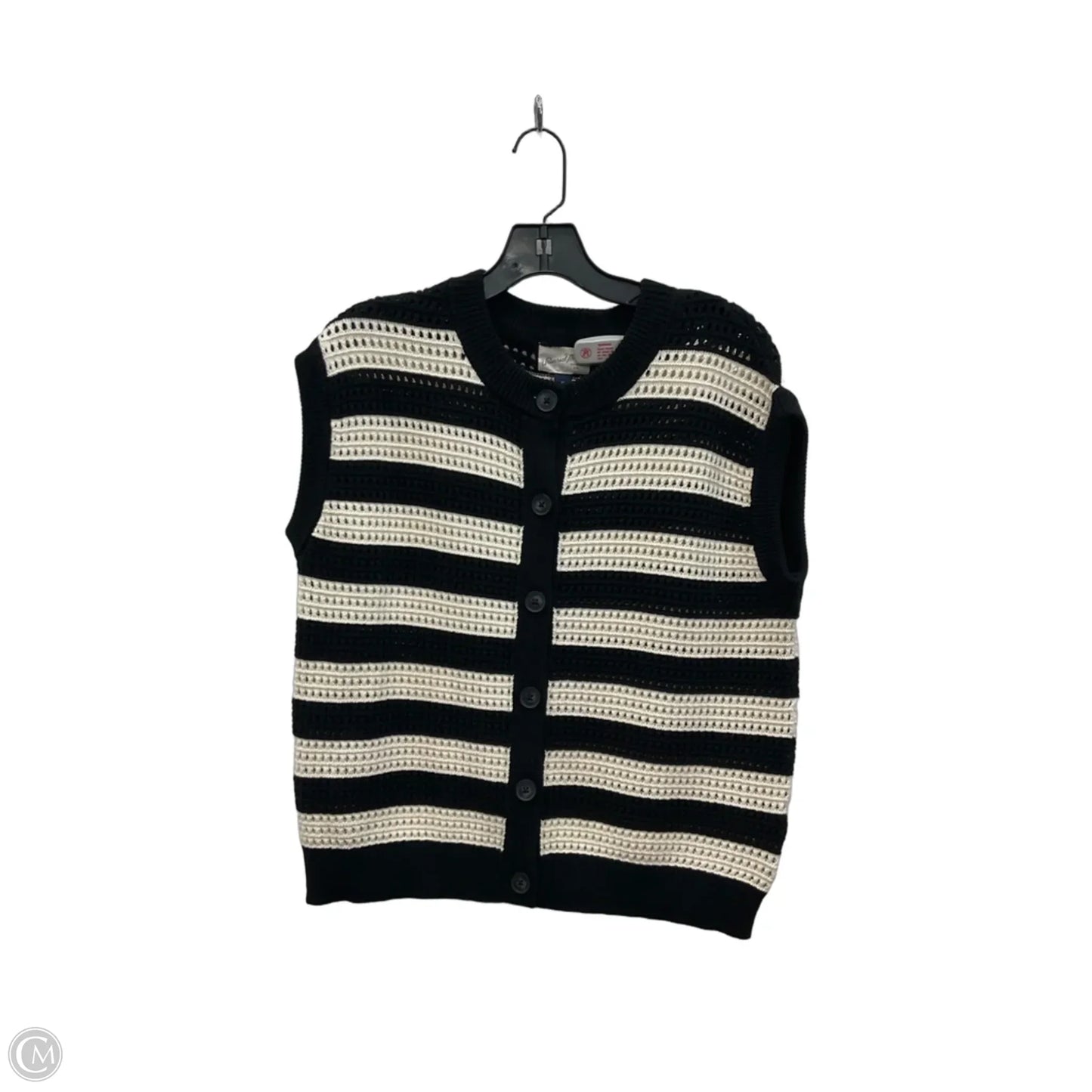 Top Short Sleeve By Universal Thread In Striped Pattern, Size: Xs