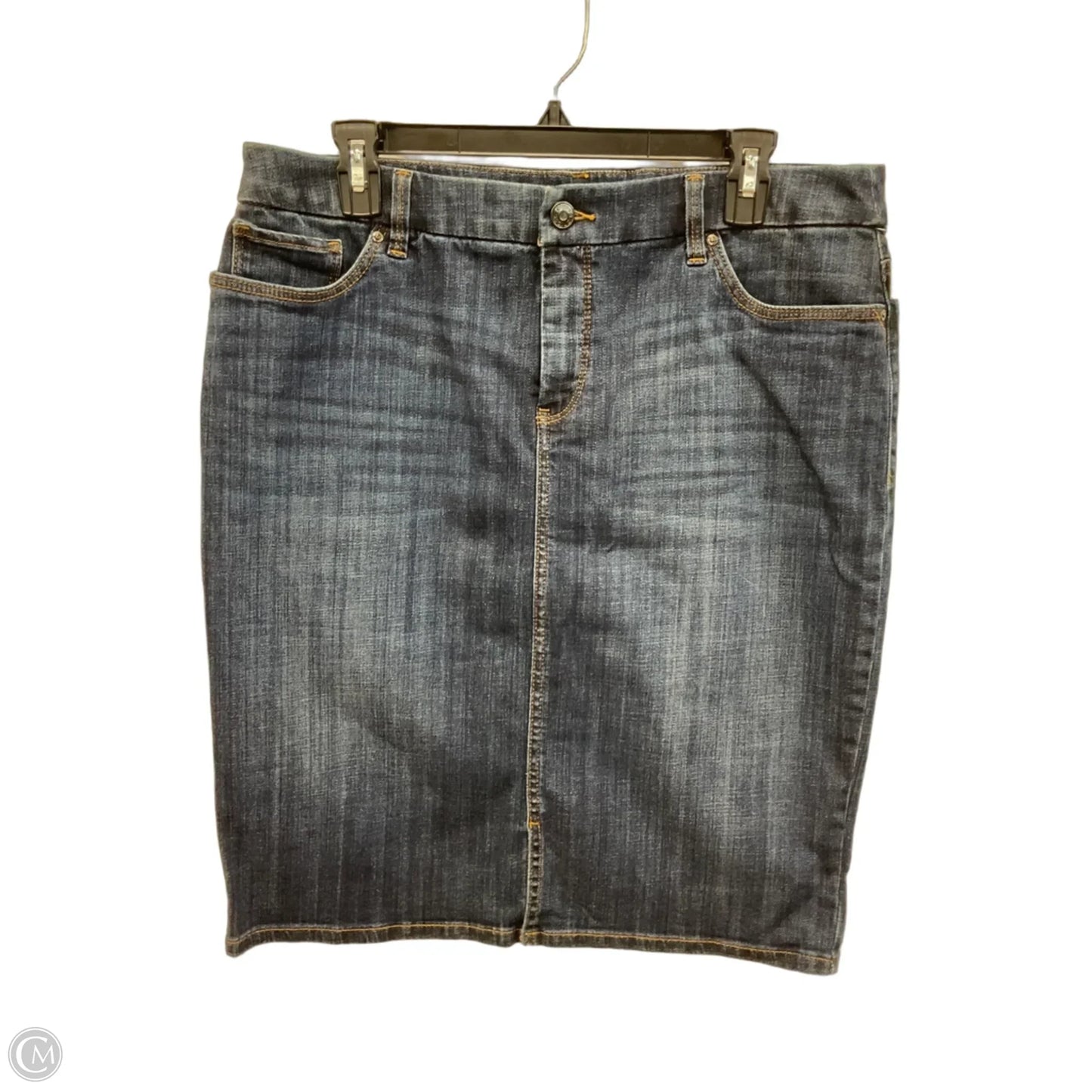 Skirt Mini & Short By Chicos In Blue, Size: L