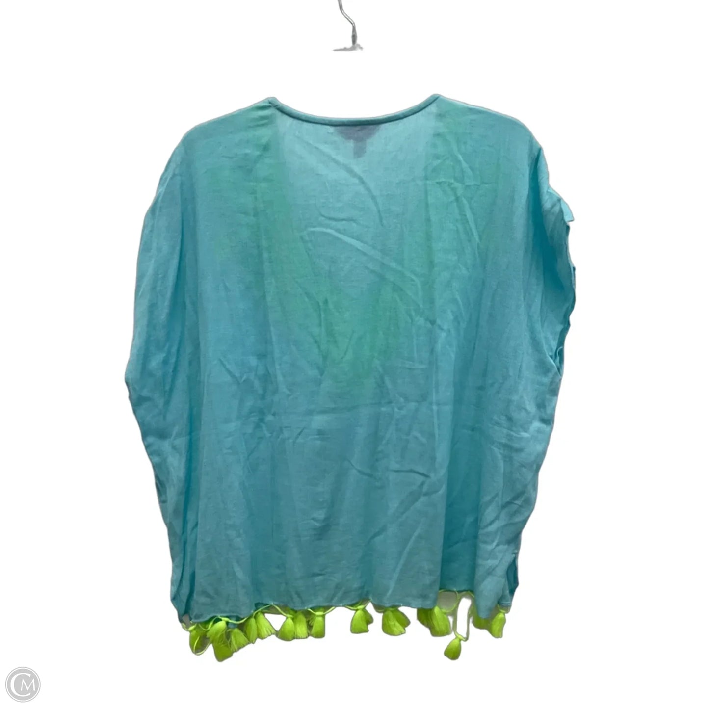 Top Sleeveless Designer By Lilly Pulitzer In Blue, Size: Xl