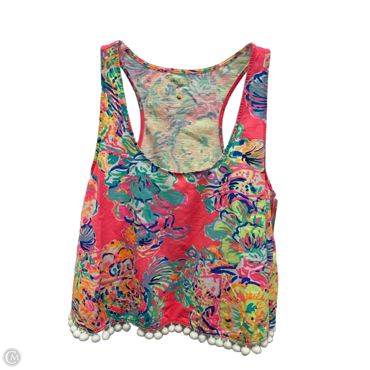 Tank Top Designer By Lilly Pulitzer In Orange, Size: M