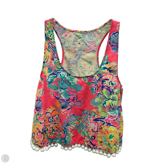 Tank Top Designer By Lilly Pulitzer In Orange, Size: M