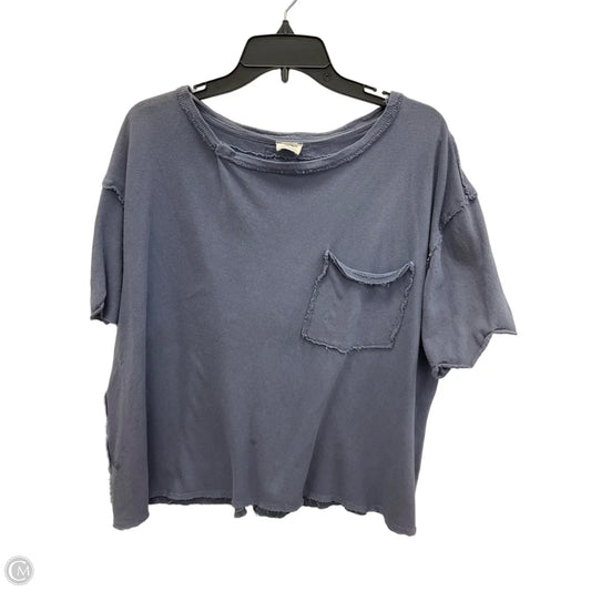 Top Short Sleeve By We The Free In Blue, Size: M