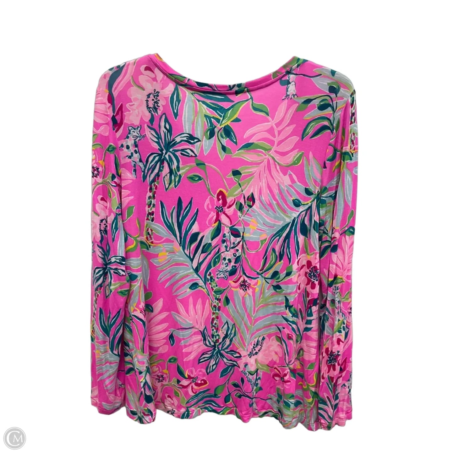 Top Long Sleeve By Lilly Pulitzer In Pink, Size: L