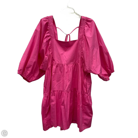 Dress Casual Short By A New Day In Pink, Size: Xxl