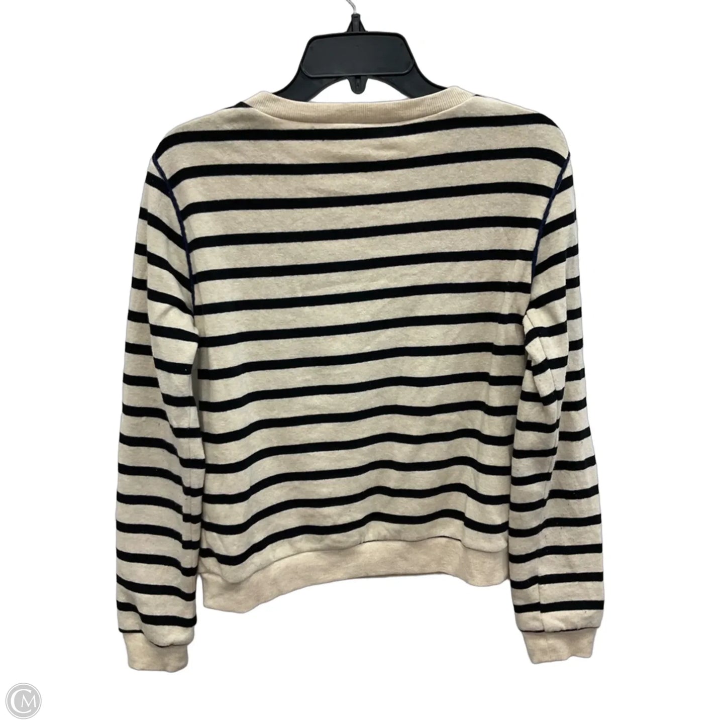 Top Long Sleeve By Maeve In Striped Pattern, Size: Xs