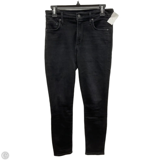 Jeans Skinny By Citizens Of Humanity In Black Denim, Size: 4