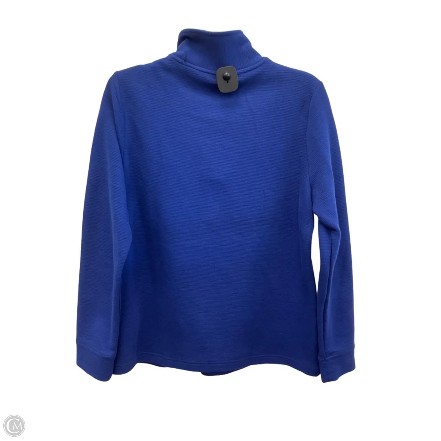 Top Long Sleeve By Croft And Barrow In Blue, Size: M