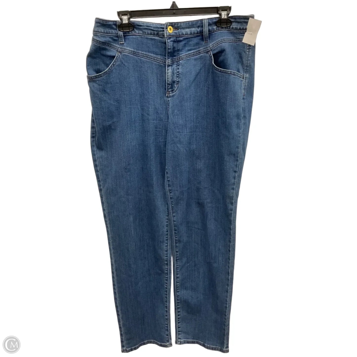 Jeans Flared By Inc In Blue Denim, Size: 14
