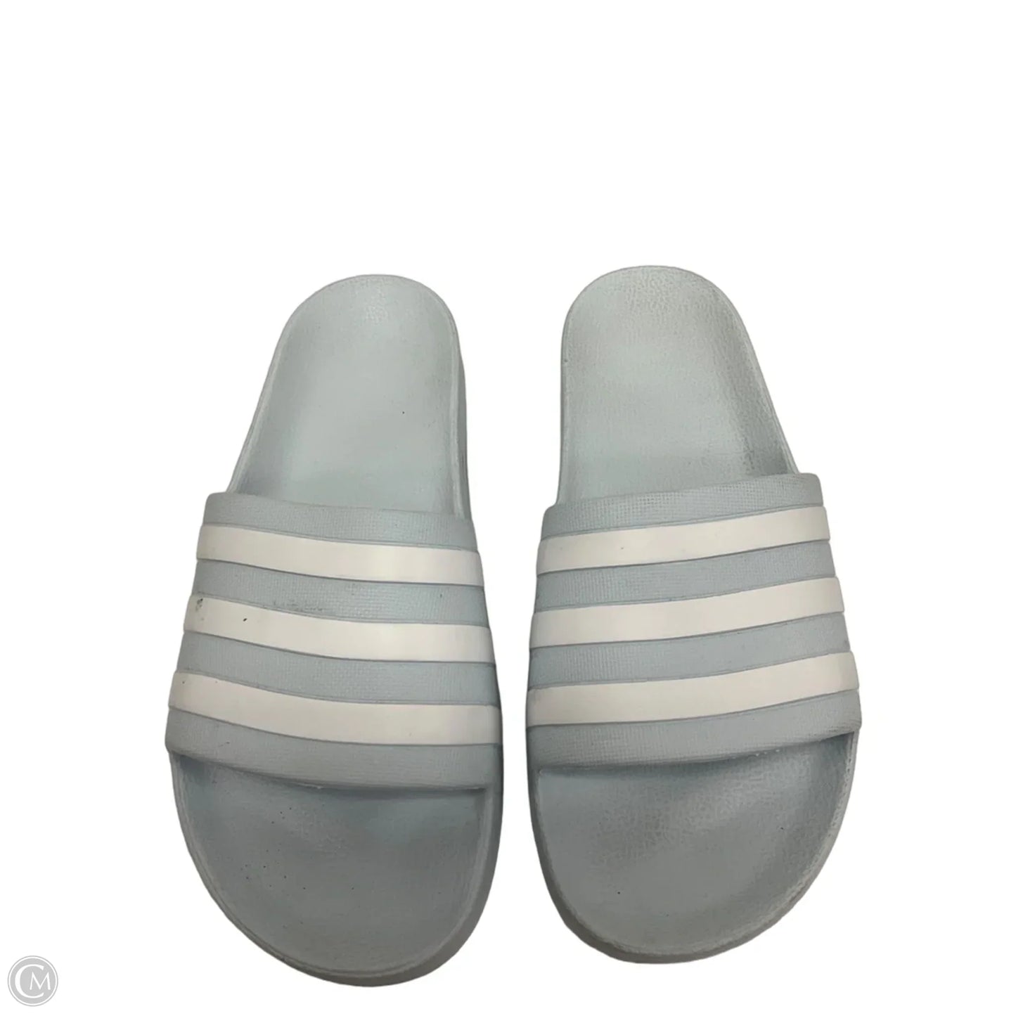 Sandals Flats By Adidas In Blue, Size: 9