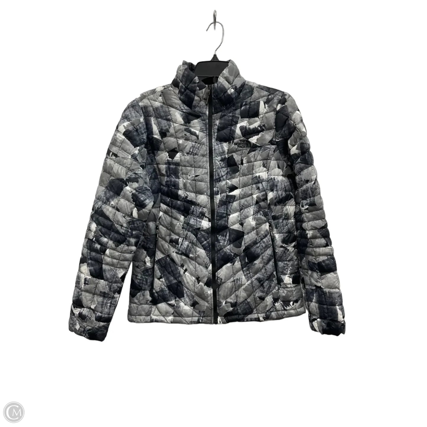 Jacket Puffer & Quilted By The North Face In Black & White, Size: M