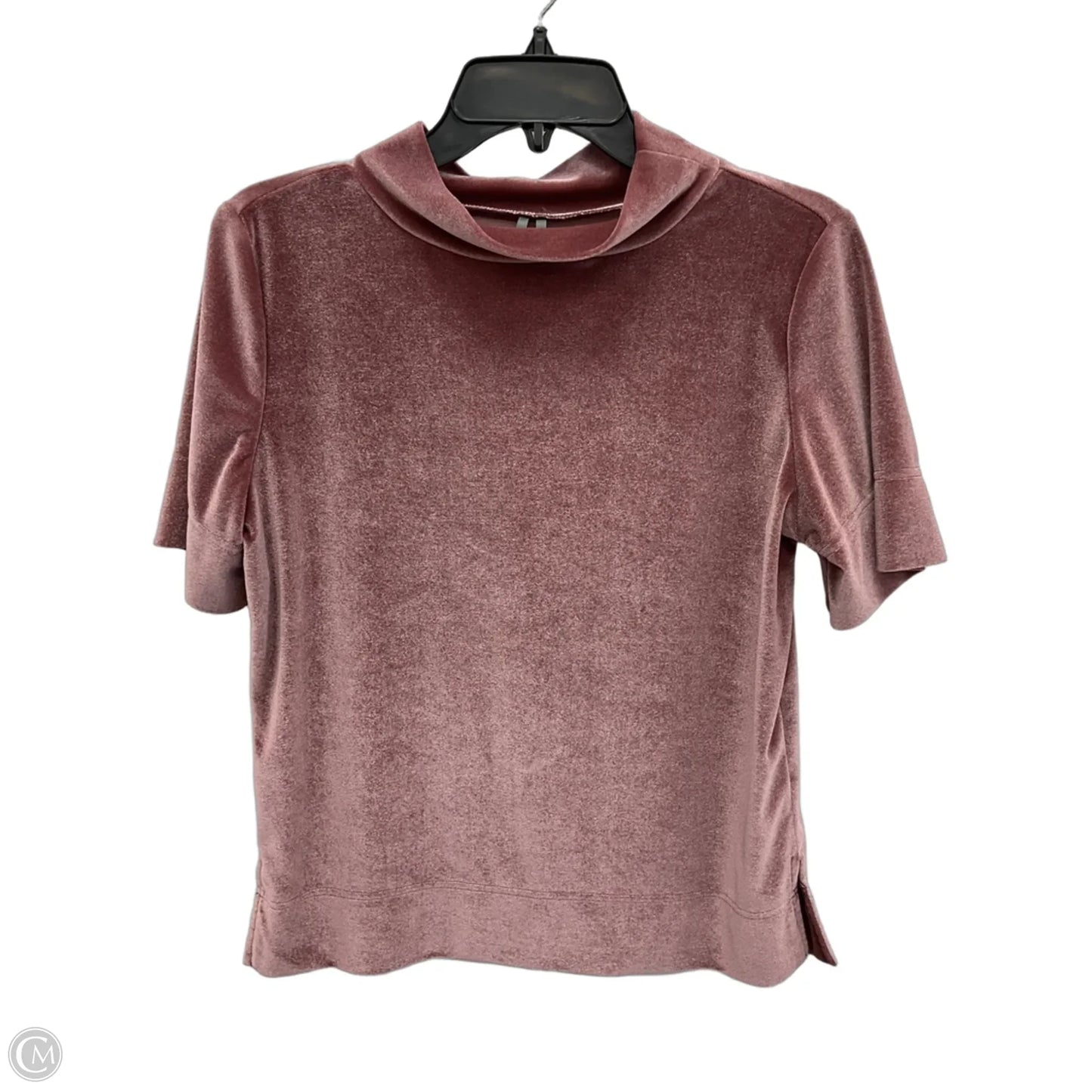 Top Short Sleeve By Anthropologie In Pink, Size: S