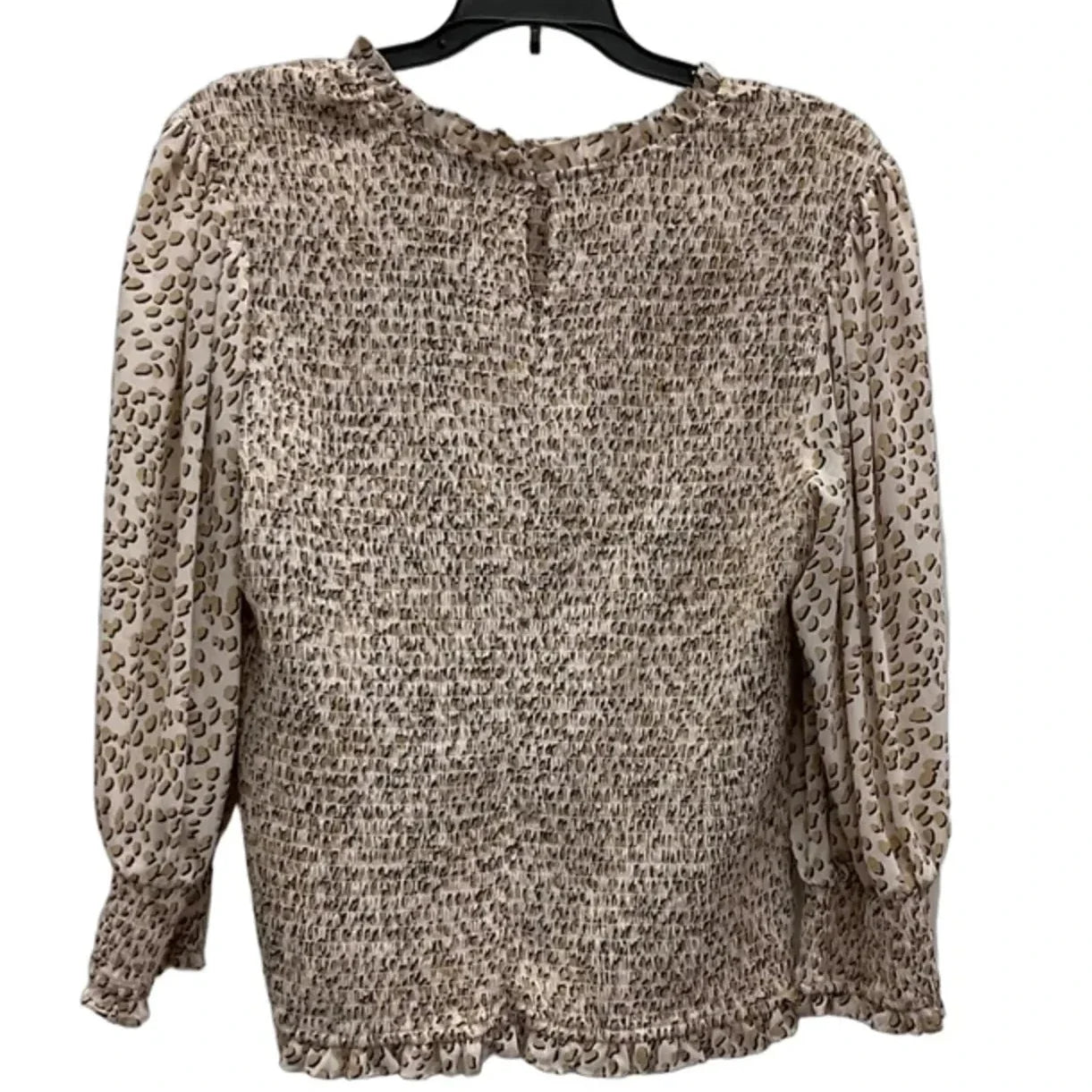 Top Long Sleeve By Express In Animal Print, Size: L