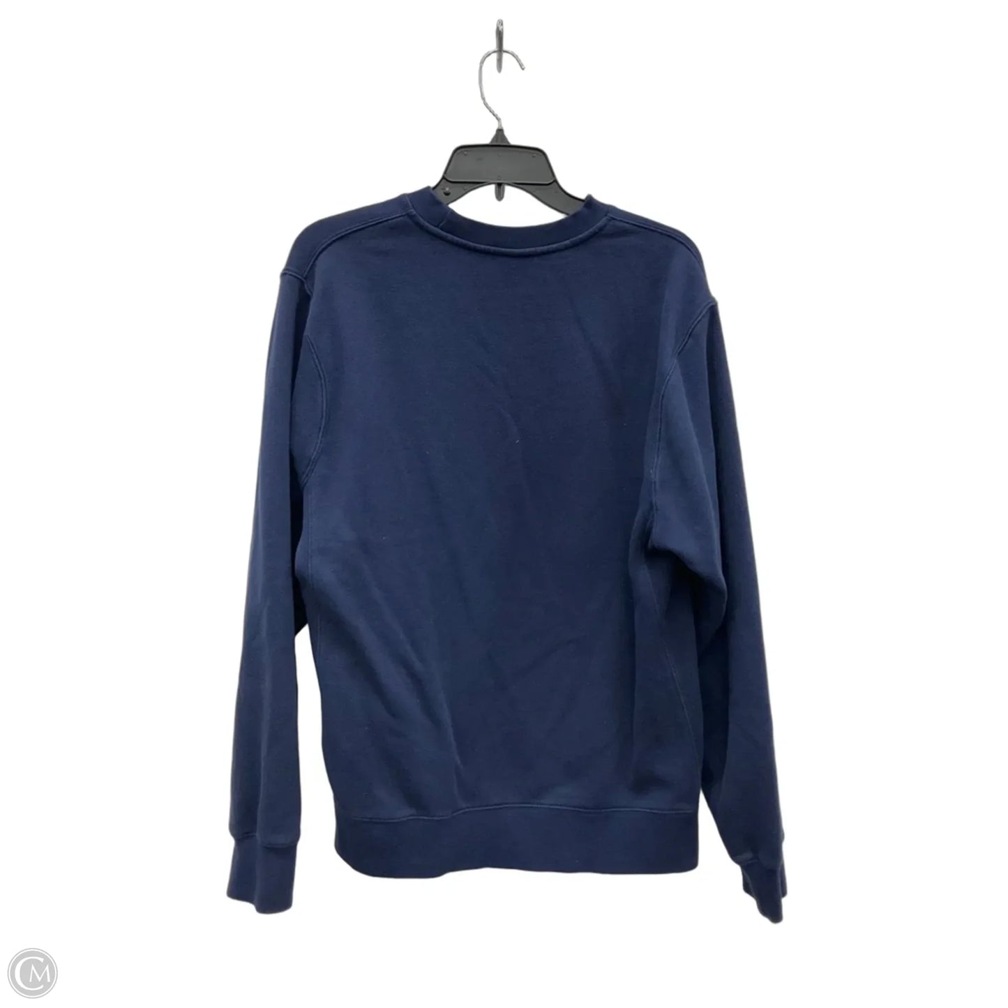 Athletic Sweatshirt Crewneck By Nike Apparel In Blue, Size: S