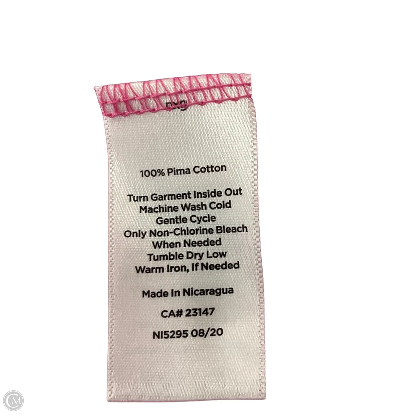 Top Long Sleeve By Talbots In Pink, Size: L