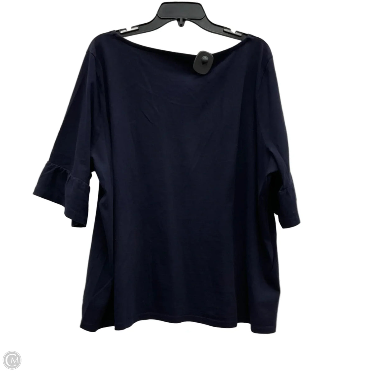 Top Short Sleeve By Talbots In Blue, Size: 3x