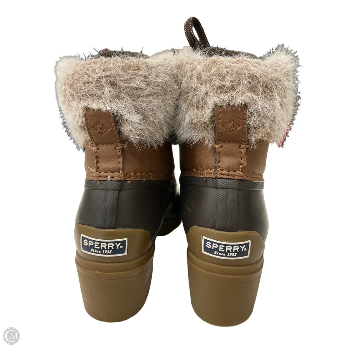 Boots Snow By Sperry In Blue & Brown, Size: 8.5