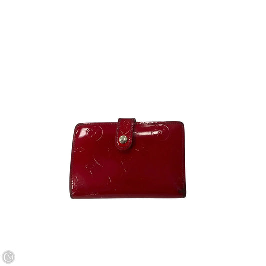 Wallet Luxury Designer By Louis Vuitton, Size: Small