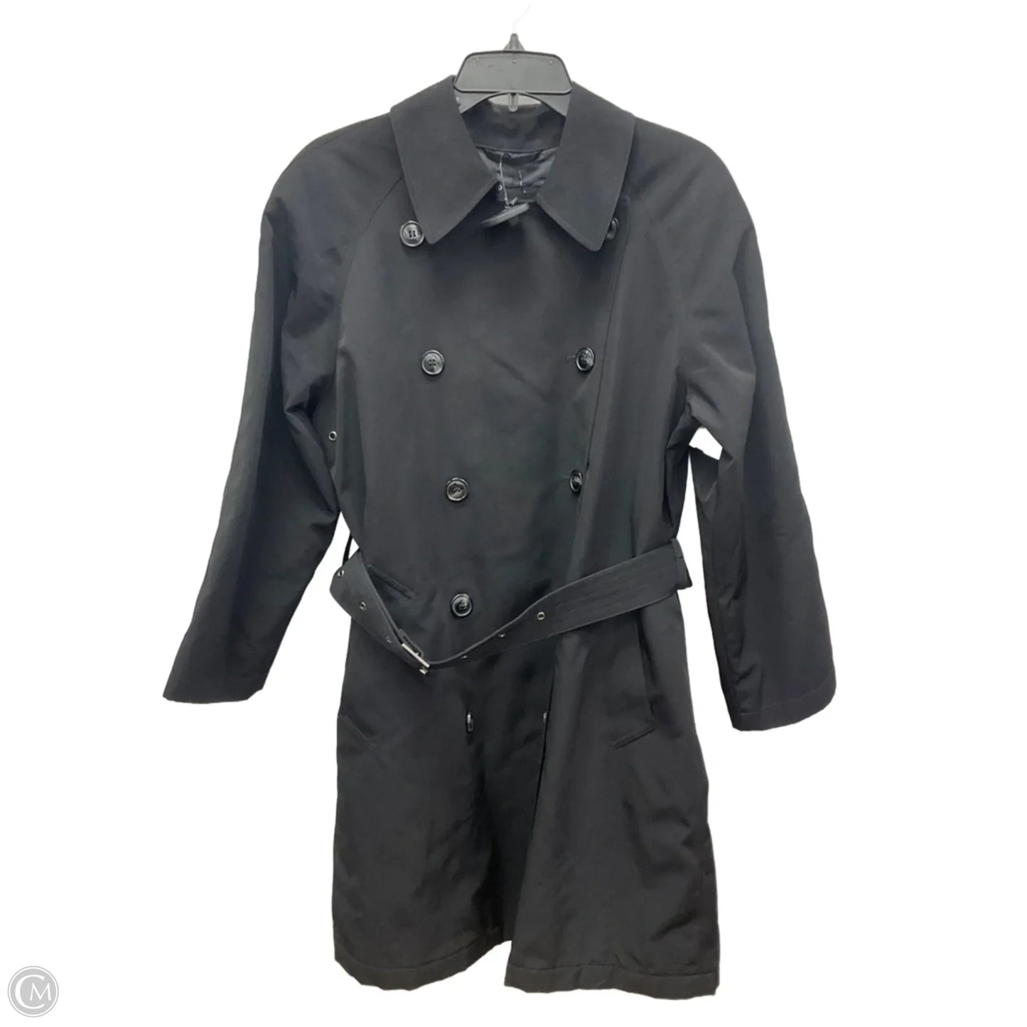 Coat Trench Coat By New York And Co In Black, Size: M