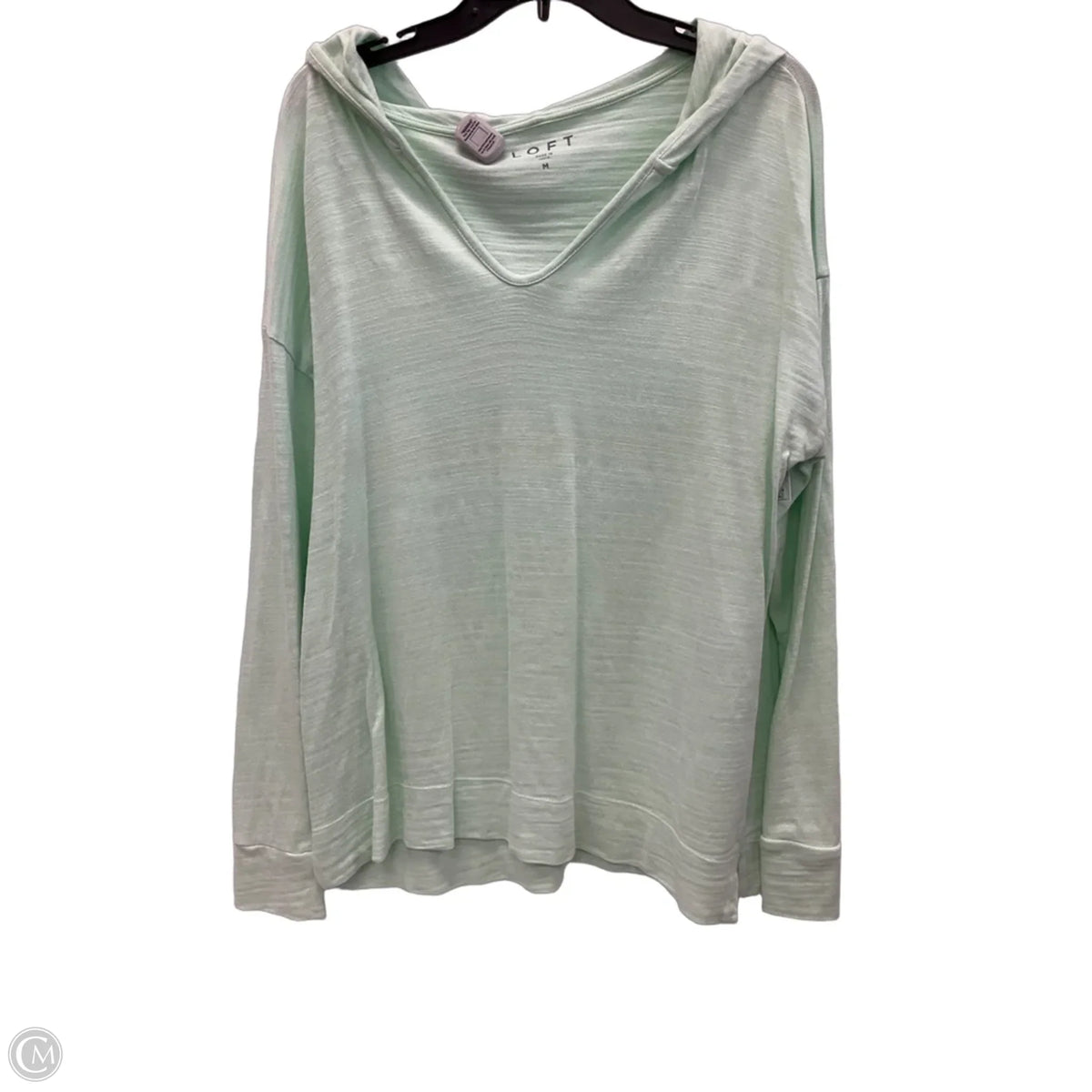 Top Long Sleeve By Loft In Blue, Size: M