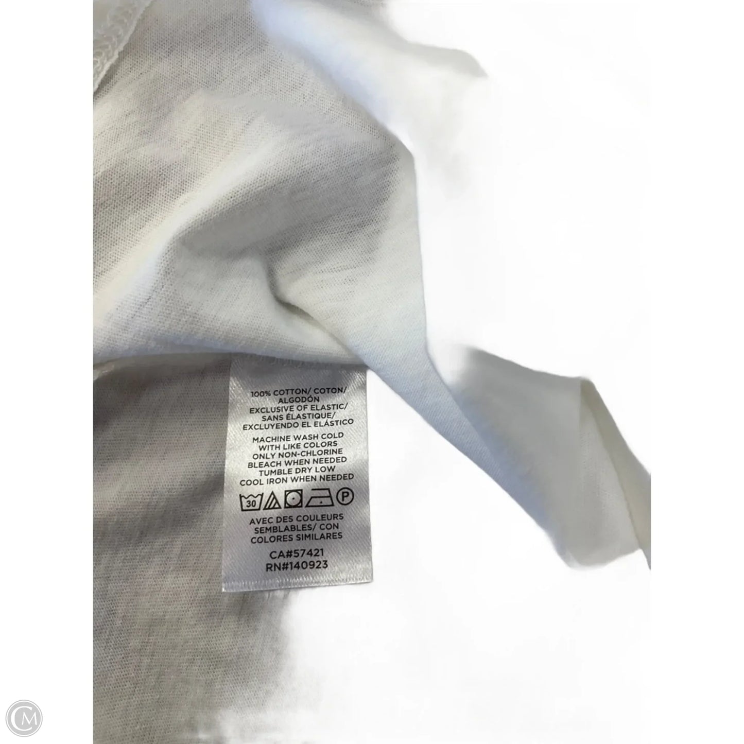 Top Sleeveless By Loft In White, Size: L