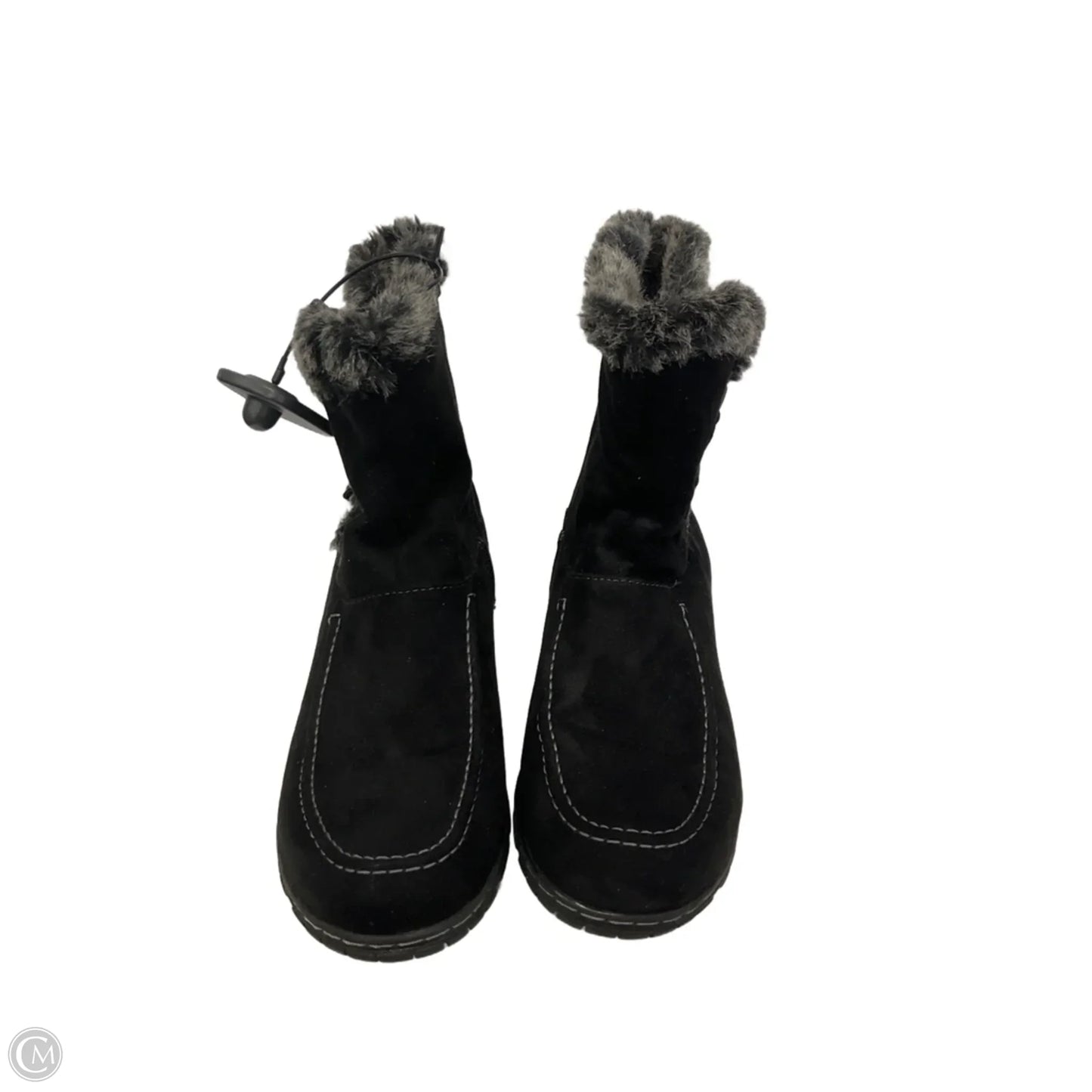 Boots Ankle Flats By Cme In Black, Size: 7.5