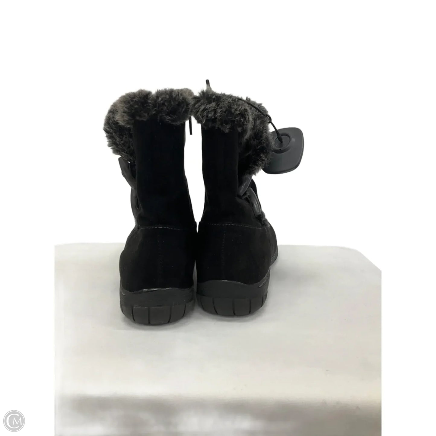 Boots Ankle Flats By Cme In Black, Size: 7.5