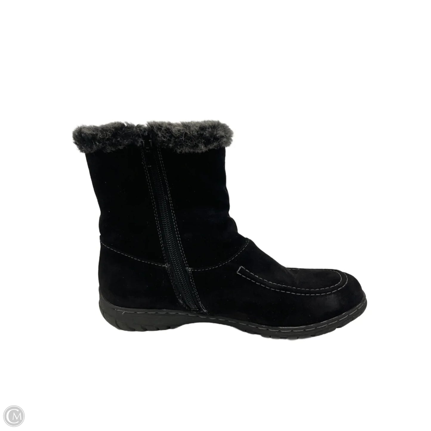 Boots Ankle Flats By Cme In Black, Size: 7.5