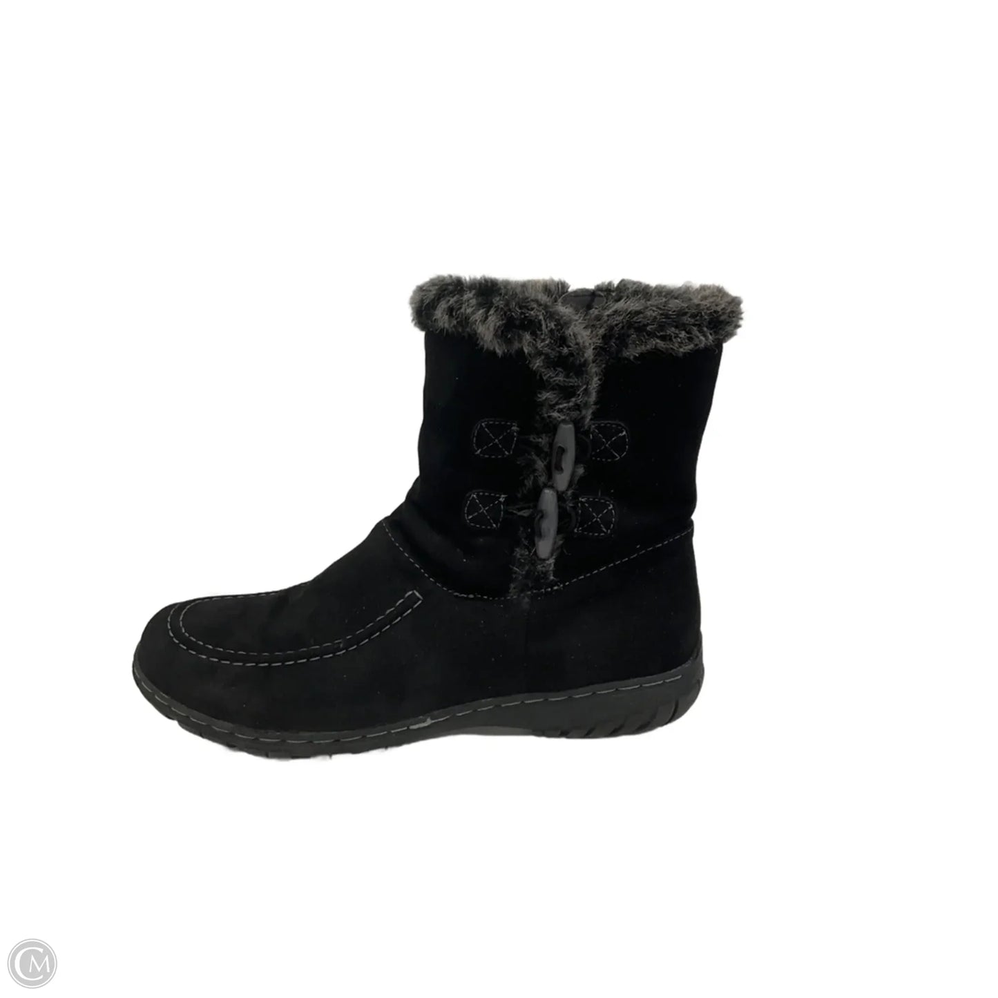 Boots Ankle Flats By Cme In Black, Size: 7.5