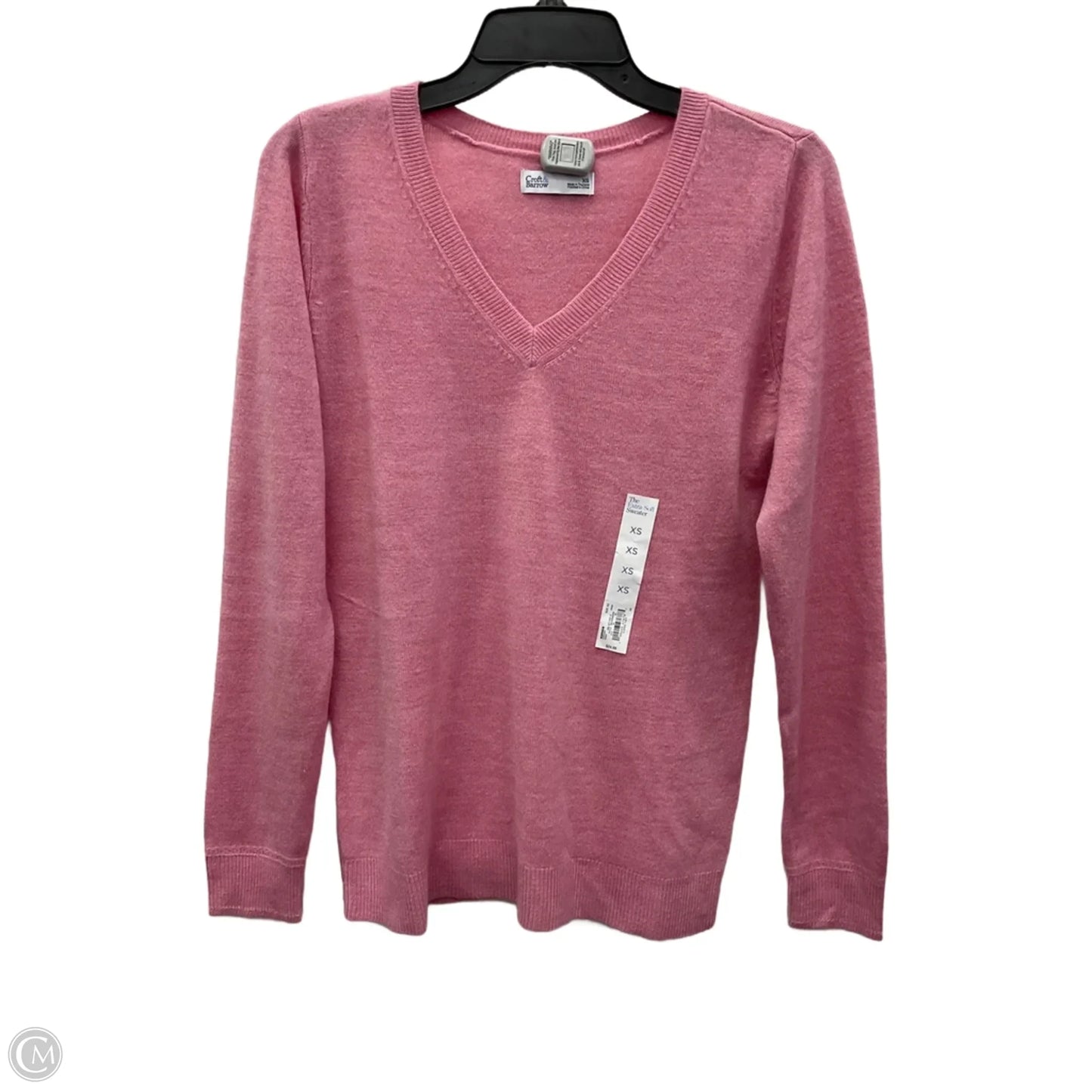 Sweater By Croft And Barrow In Pink, Size: Xs
