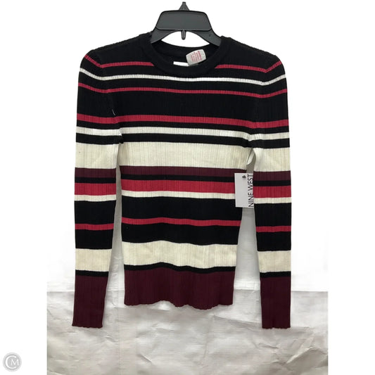 Top Long Sleeve By Nine West In Multi-colored, Size: Xs